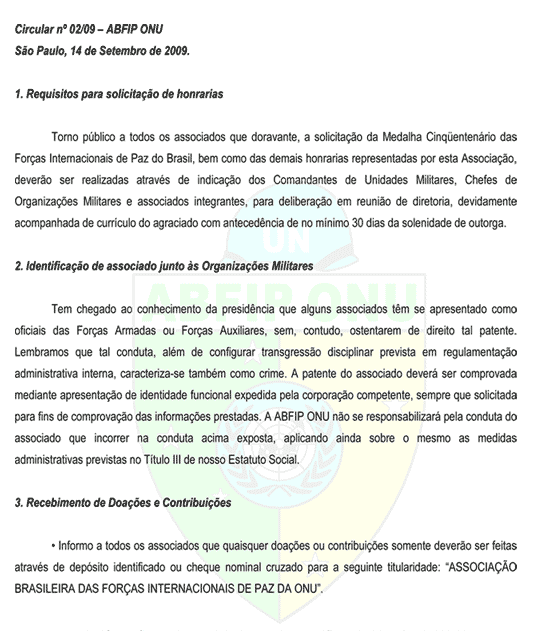 OFICIO CIRCULAR